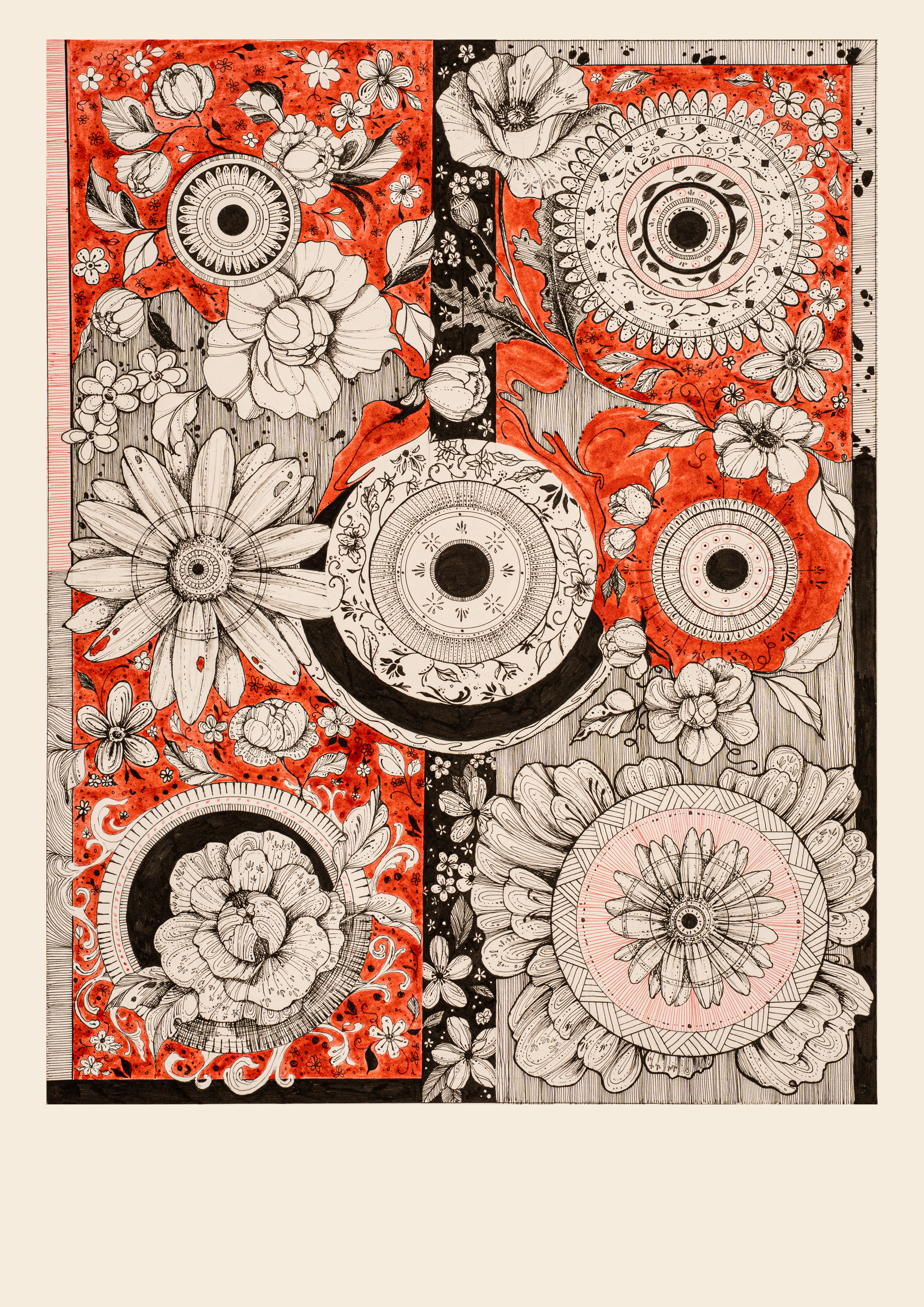 Abstract Study — Freehand abstract exploration on paper.