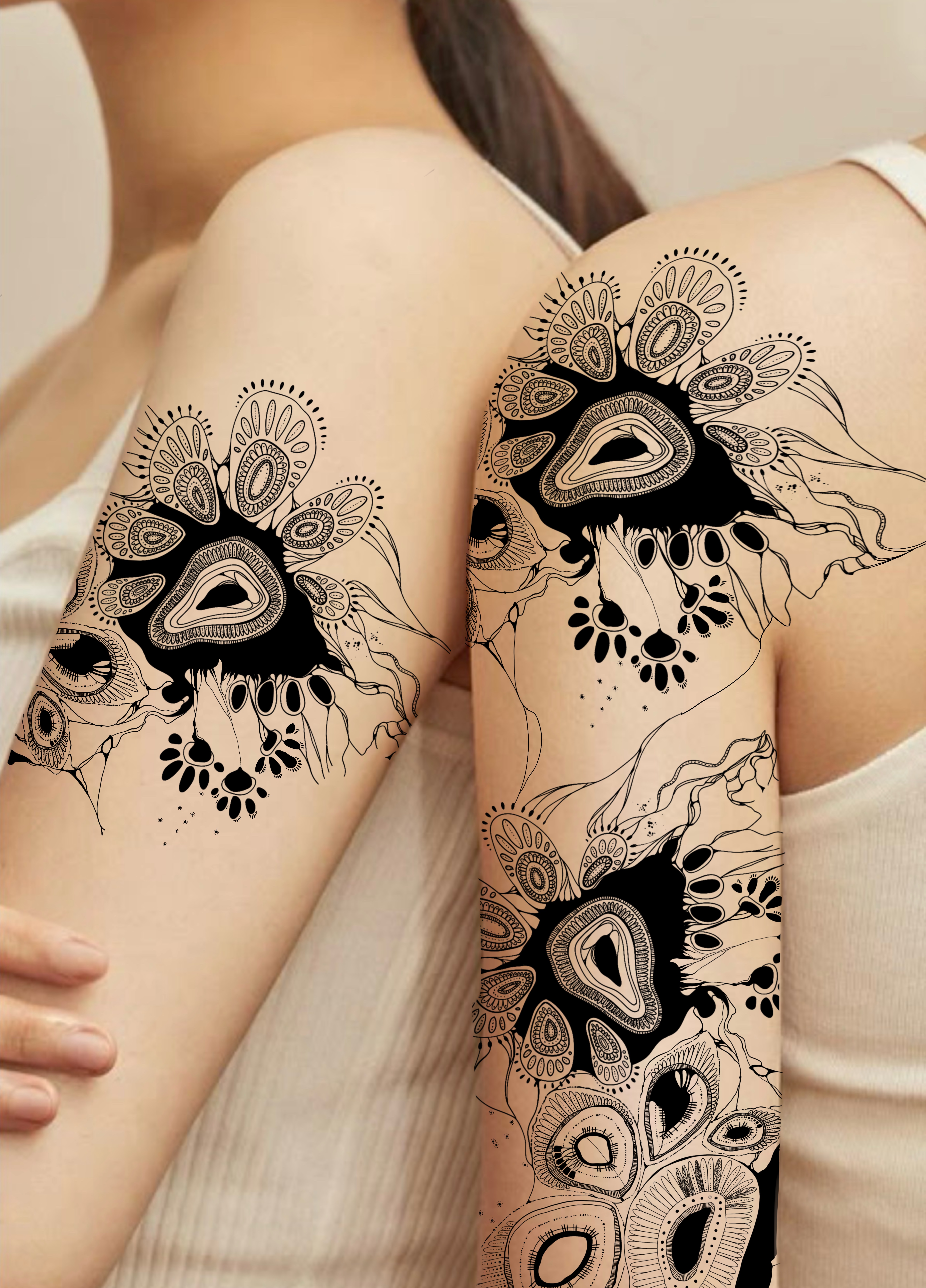 Floral Flash — Botanical fine line — available now