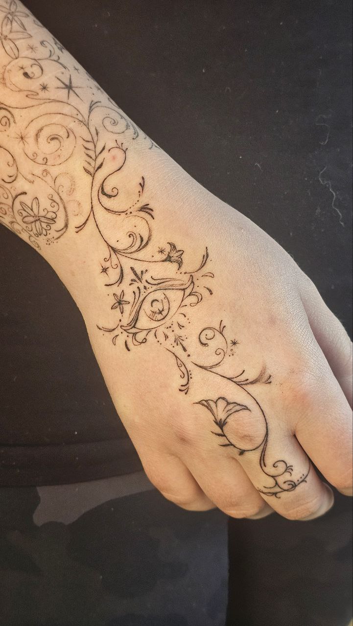 Iron Flame tattoo — Fine Line · Fantasy by Jing, Cebu