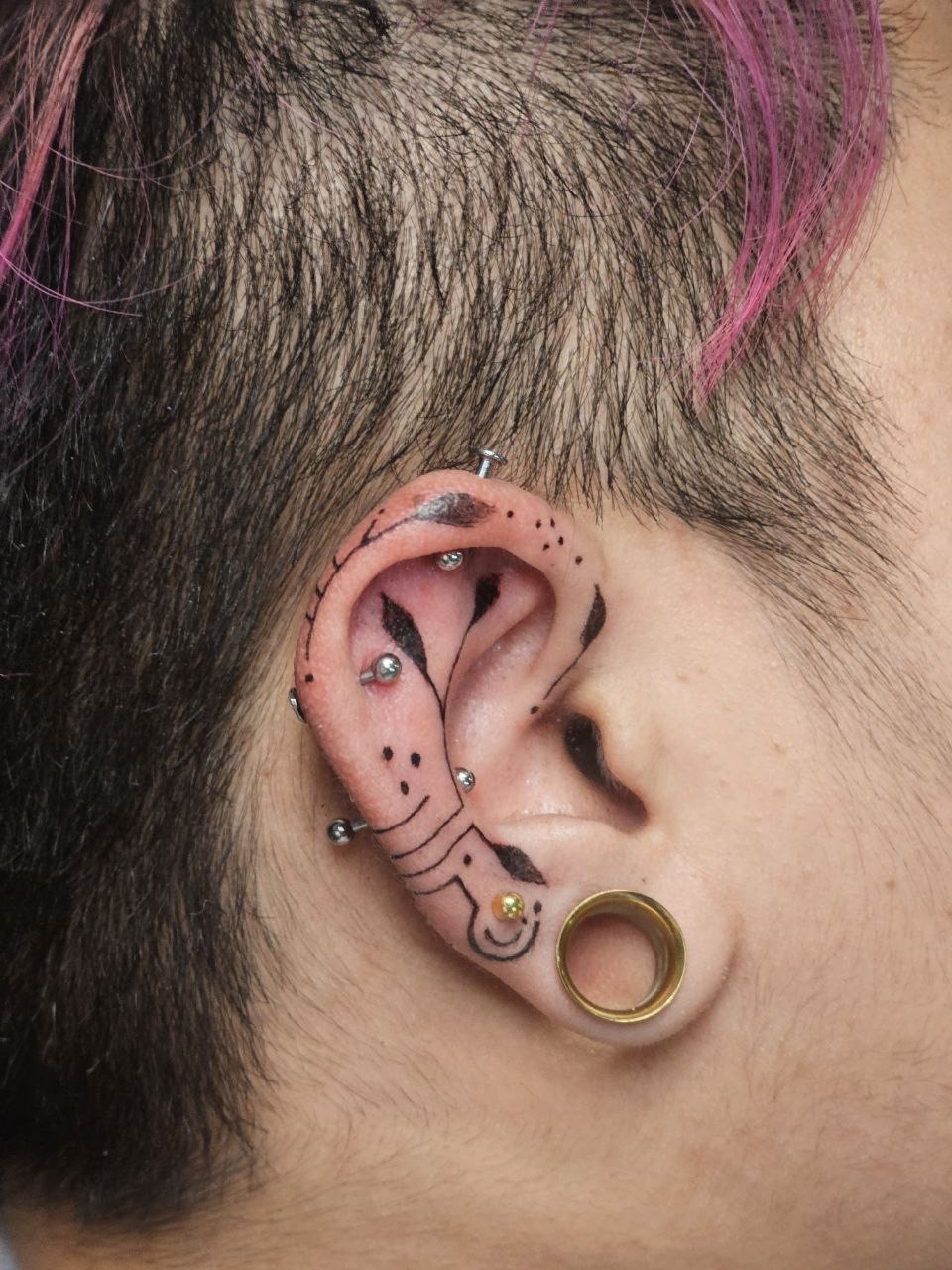 Fine Line tattoo — Fine Line · Black & Gray by Jing, Cebu