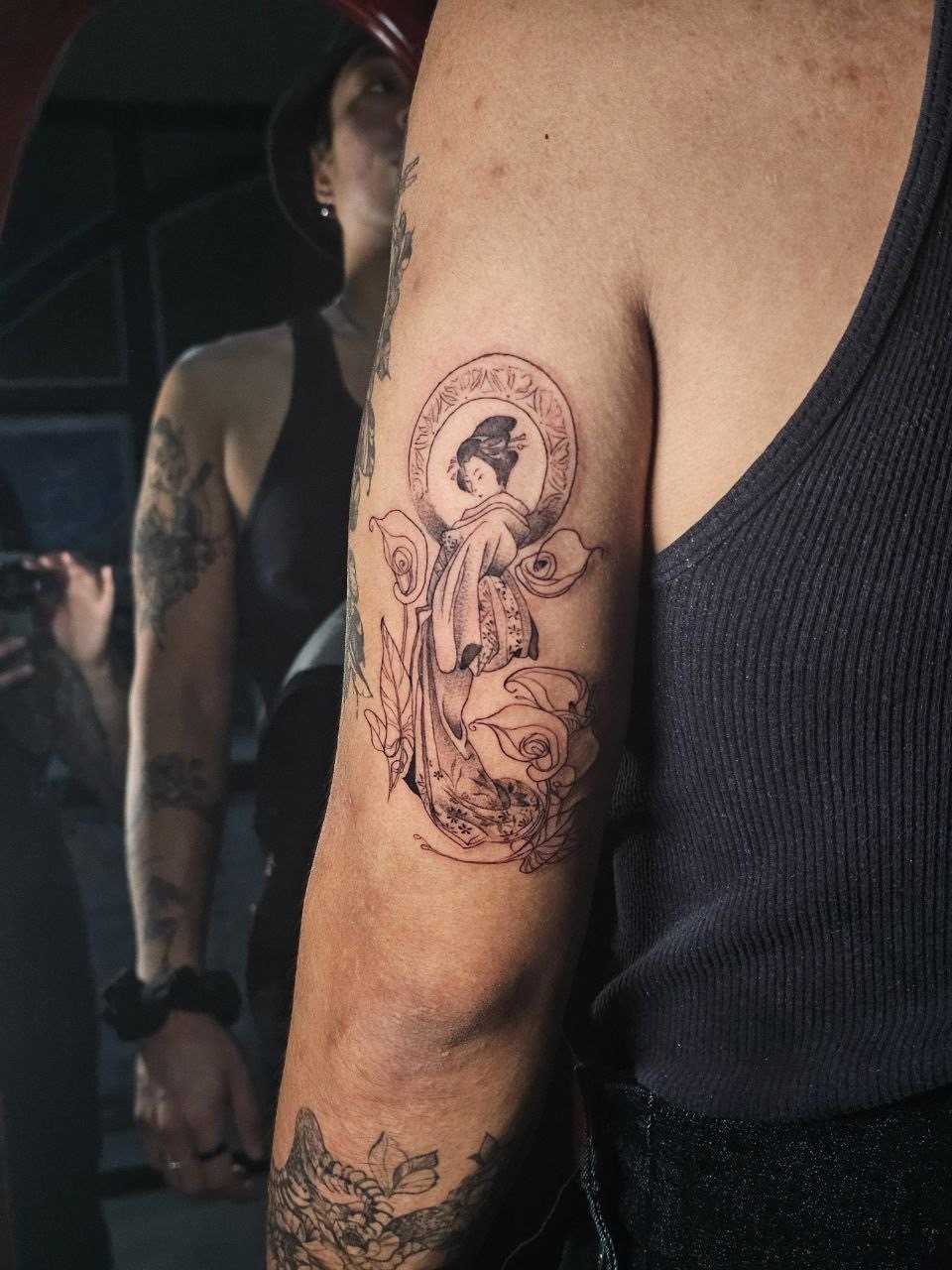 Fine Line tattoo — Fine Line · Black & Gray by Jing, Cebu