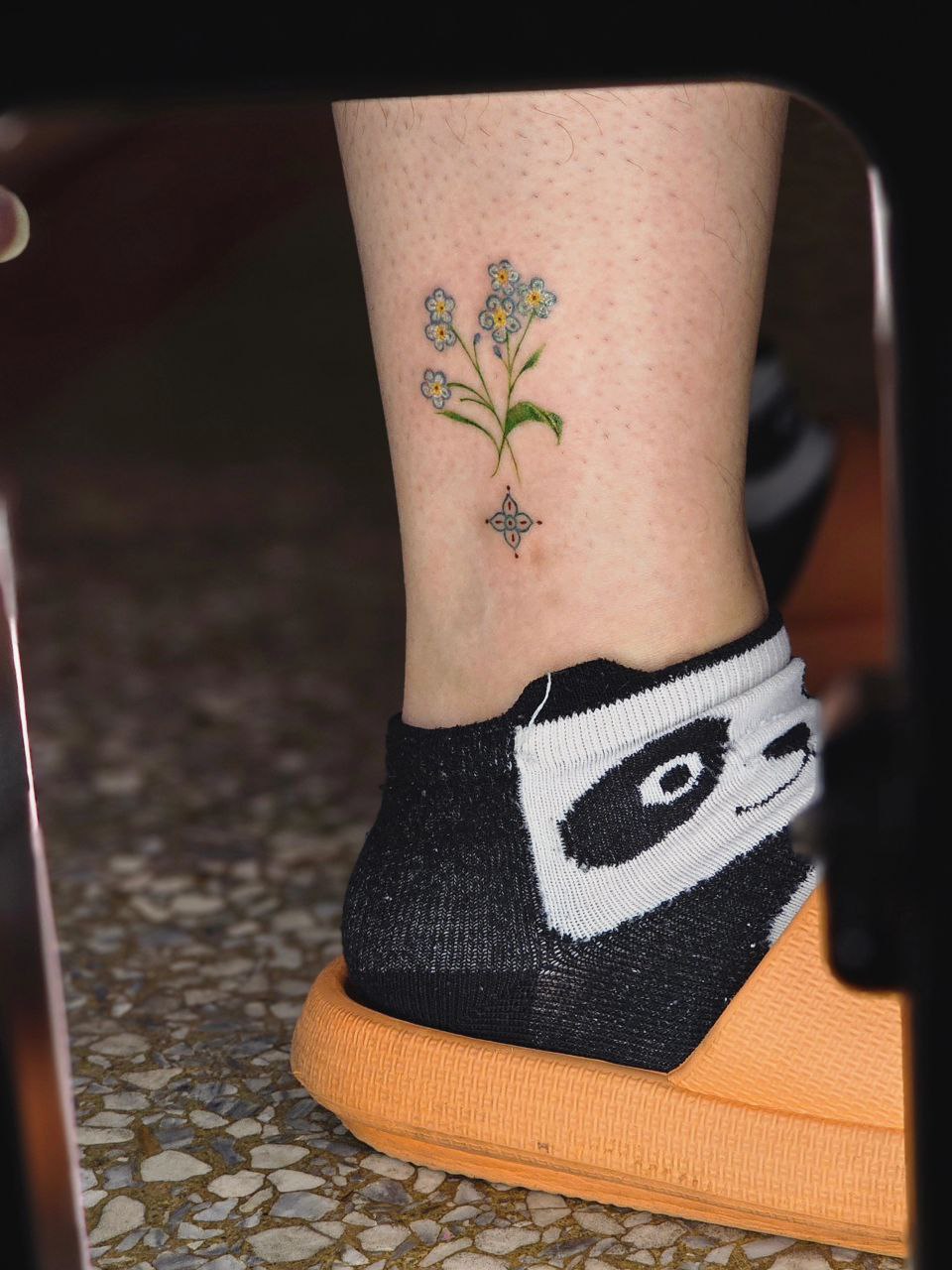 Botanical tattoo — Floral · Fine Line by Jing, Cebu