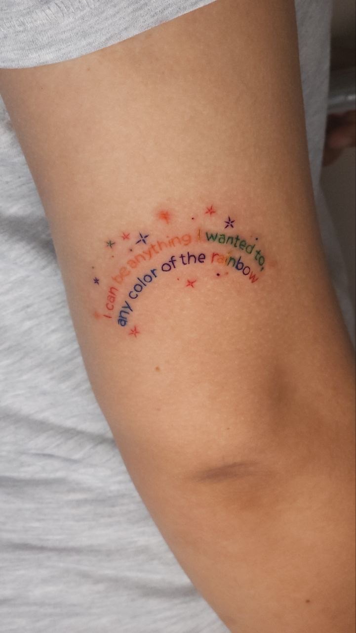 Color Work tattoo — Fine Line · Color by Jing, Cebu