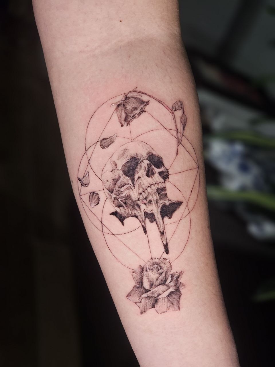Geometric tattoo — Fine Line · Geometric by Jing, Cebu