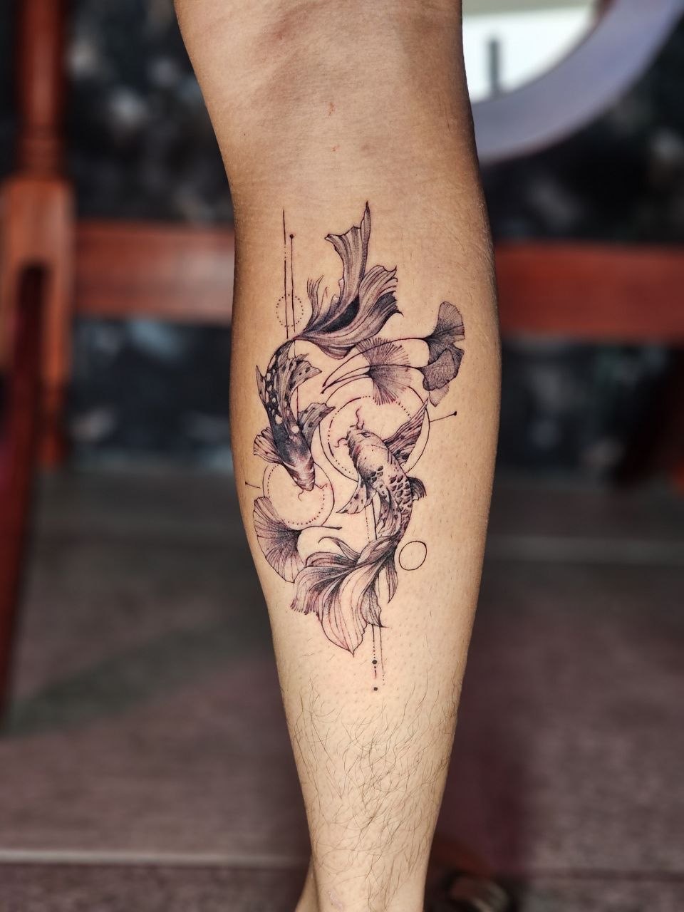 Geometric tattoo — Fine Line · Geometric by Jing, Cebu