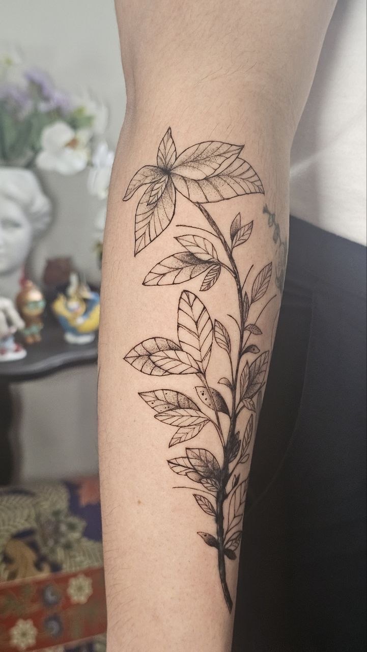 Studio Ghibli tattoo — Fine Line · Illustration by Jing, Cebu