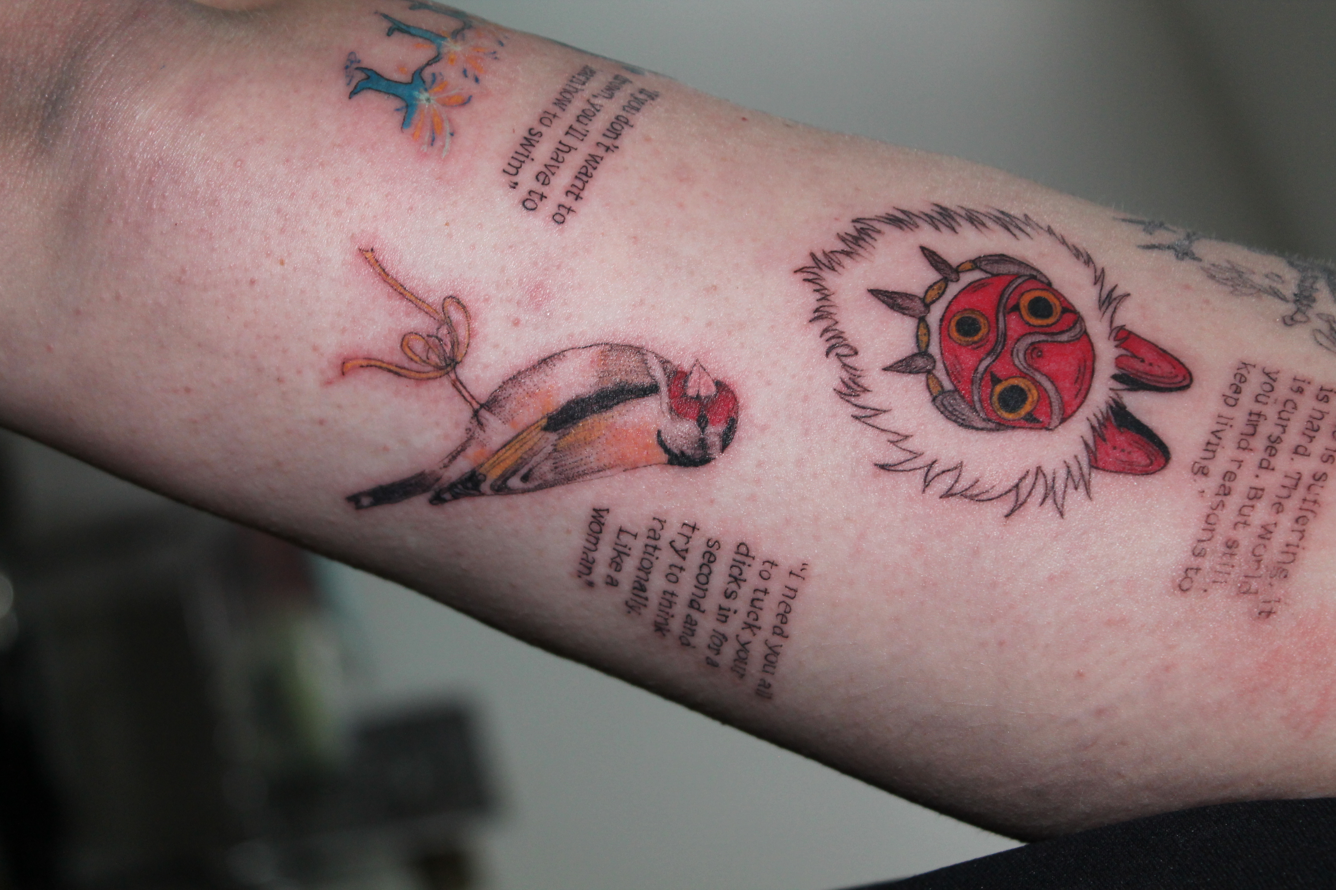 Studio Ghibli tattoo — Fine Line · Illustration by Jing, Cebu