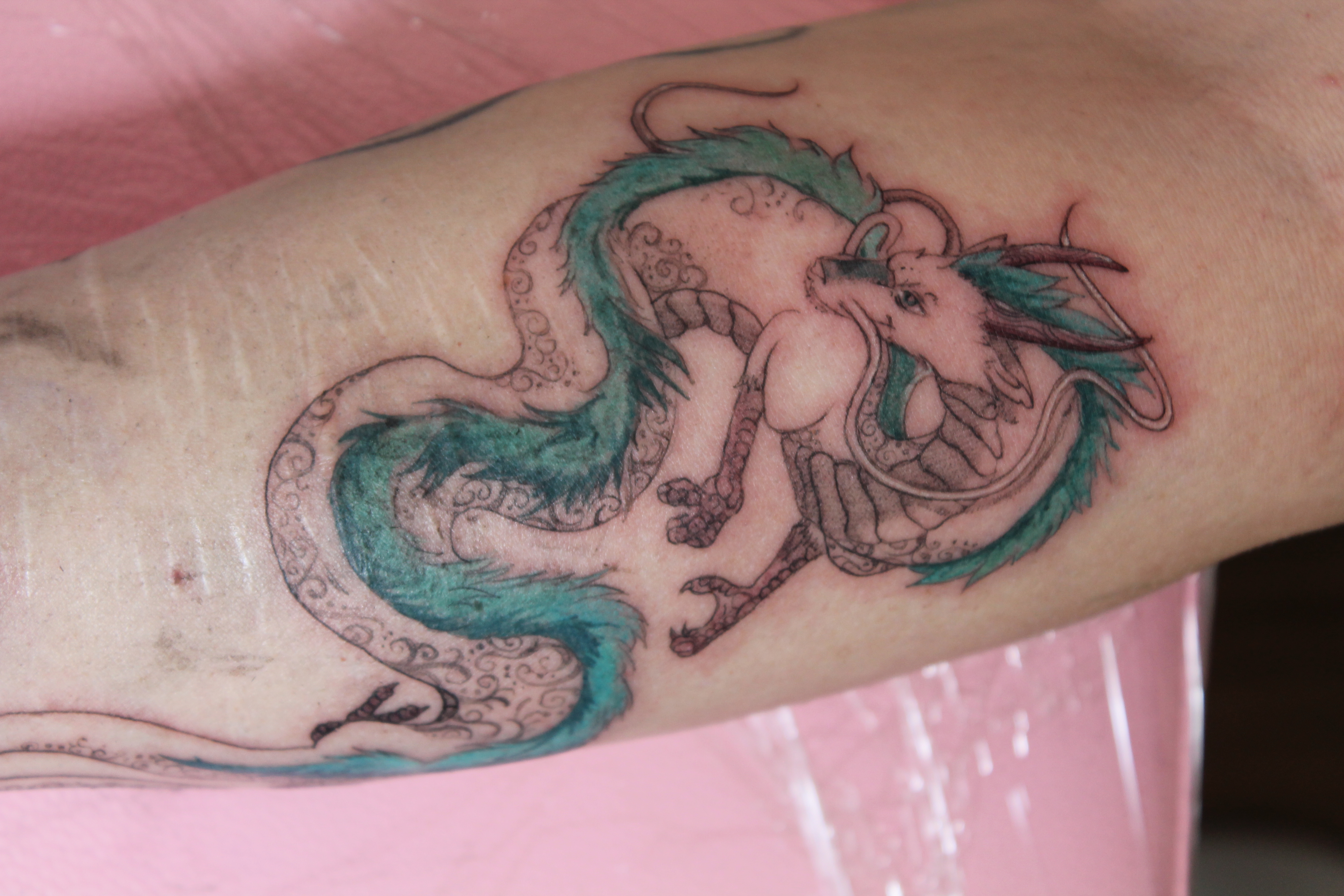 Studio Ghibli tattoo — Fine Line · Illustration by Jing, Cebu