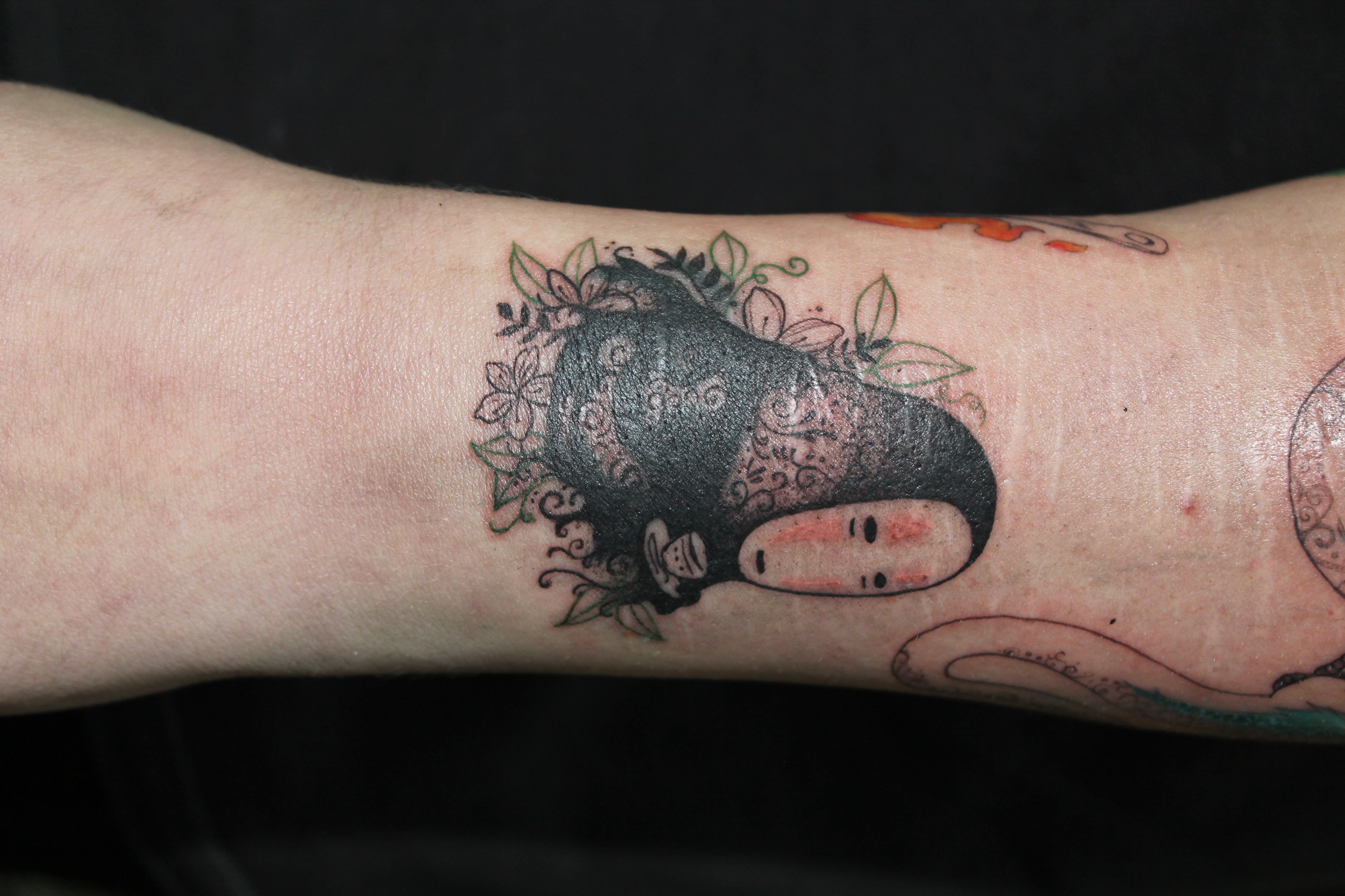 Studio Ghibli tattoo — Fine Line · Illustration by Jing, Cebu