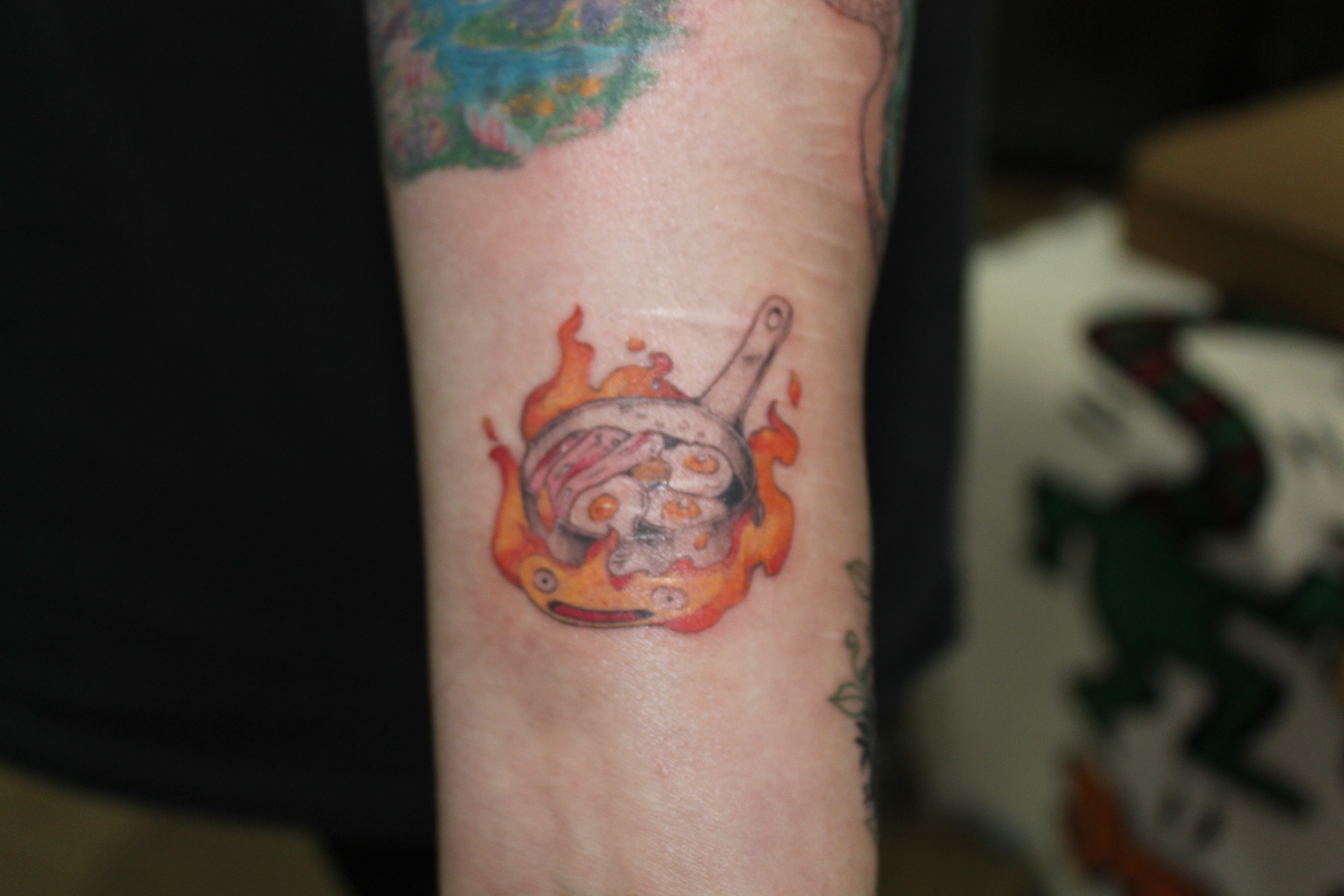 Studio Ghibli tattoo — Fine Line · Illustration by Jing, Cebu