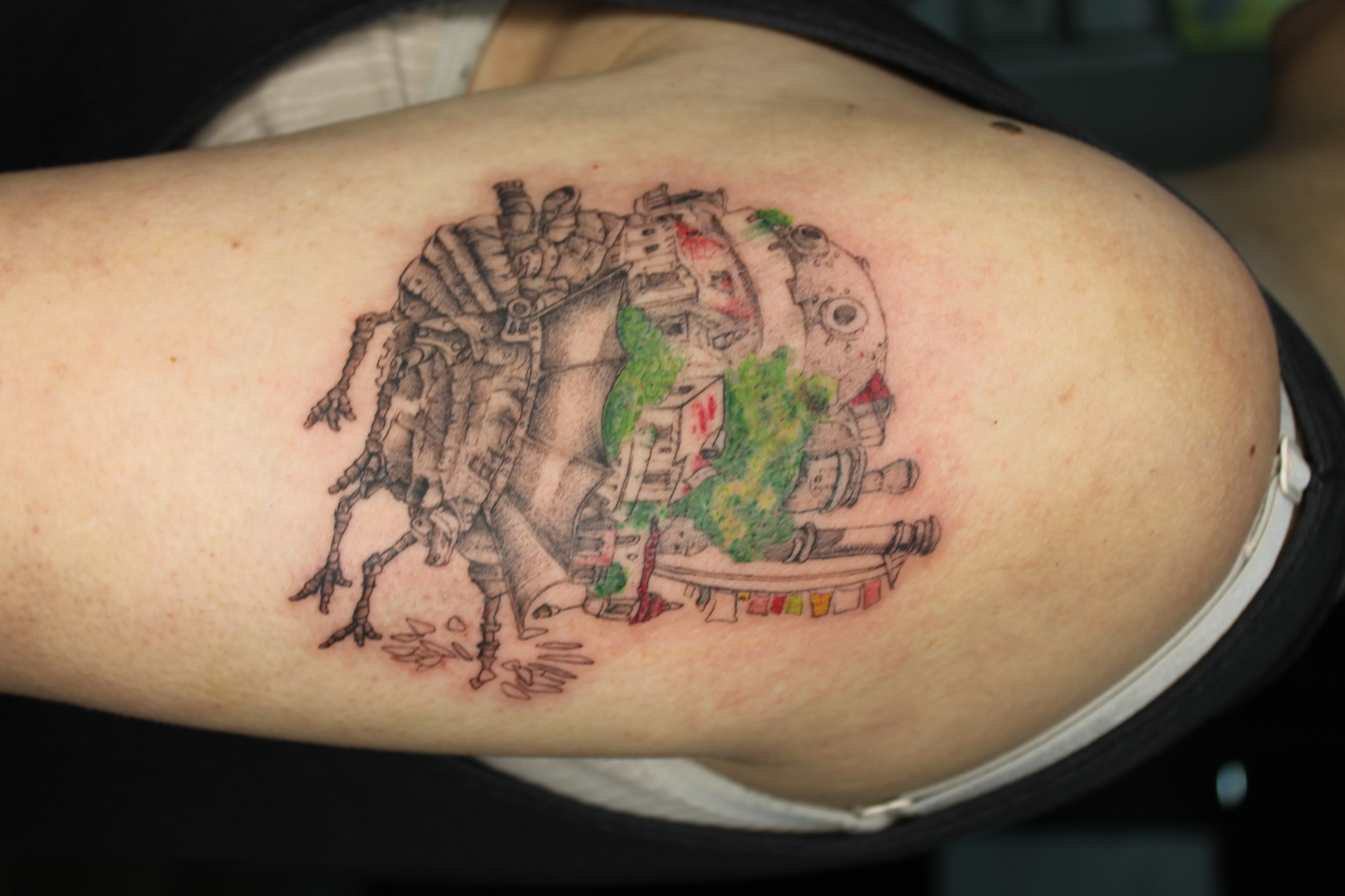 Studio Ghibli tattoo — Fine Line · Illustration by Jing, Cebu