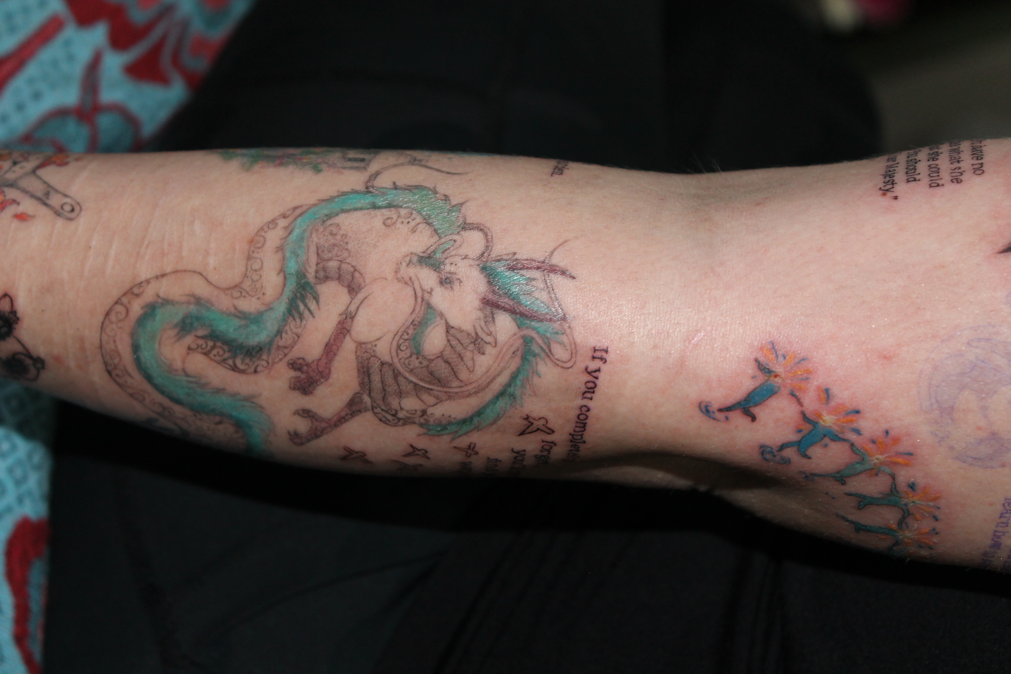 Studio Ghibli tattoo — Fine Line · Illustration by Jing, Cebu