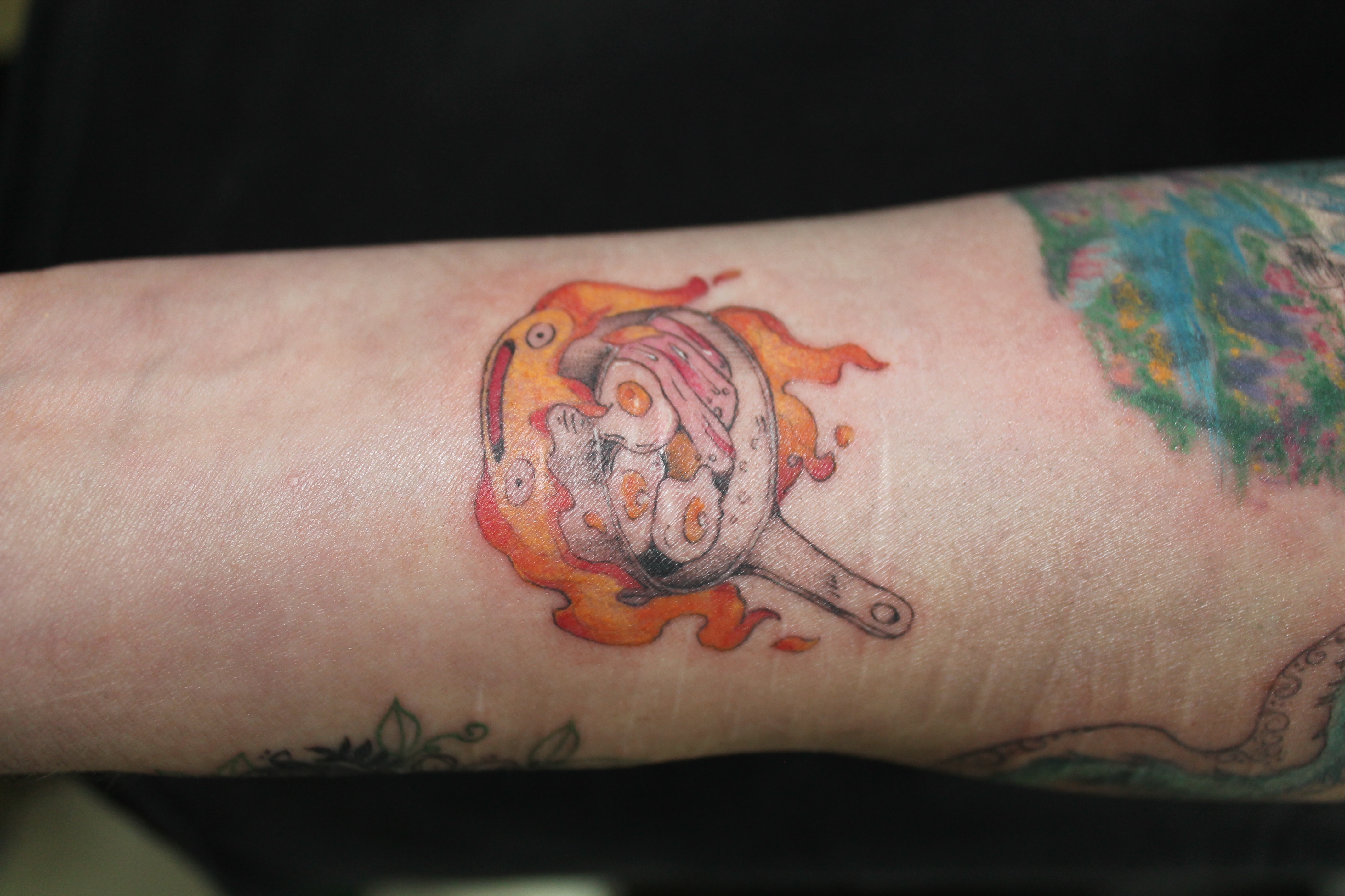 Studio Ghibli tattoo — Fine Line · Illustration by Jing, Cebu