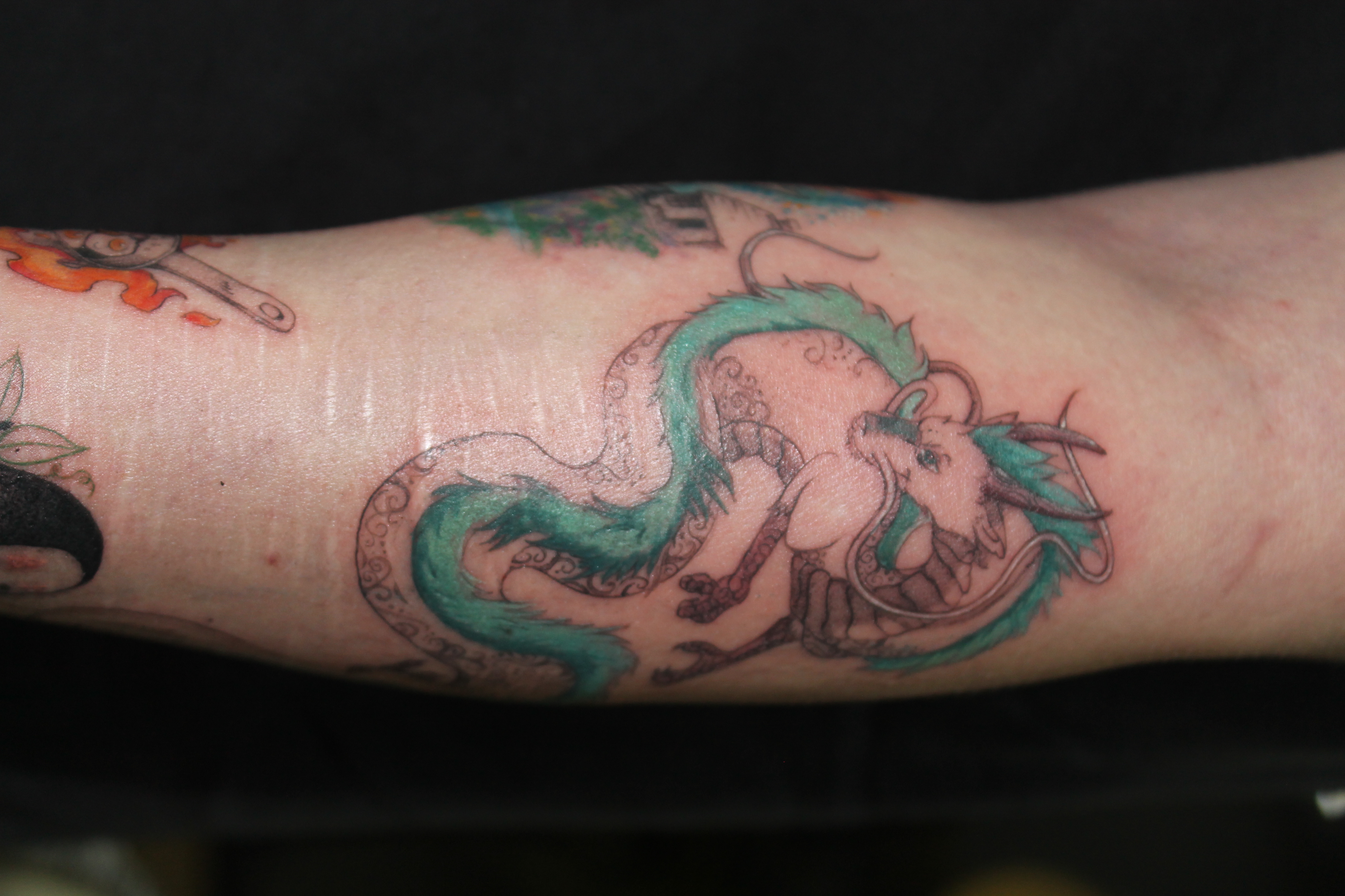 Studio Ghibli tattoo — Fine Line · Illustration by Jing, Cebu