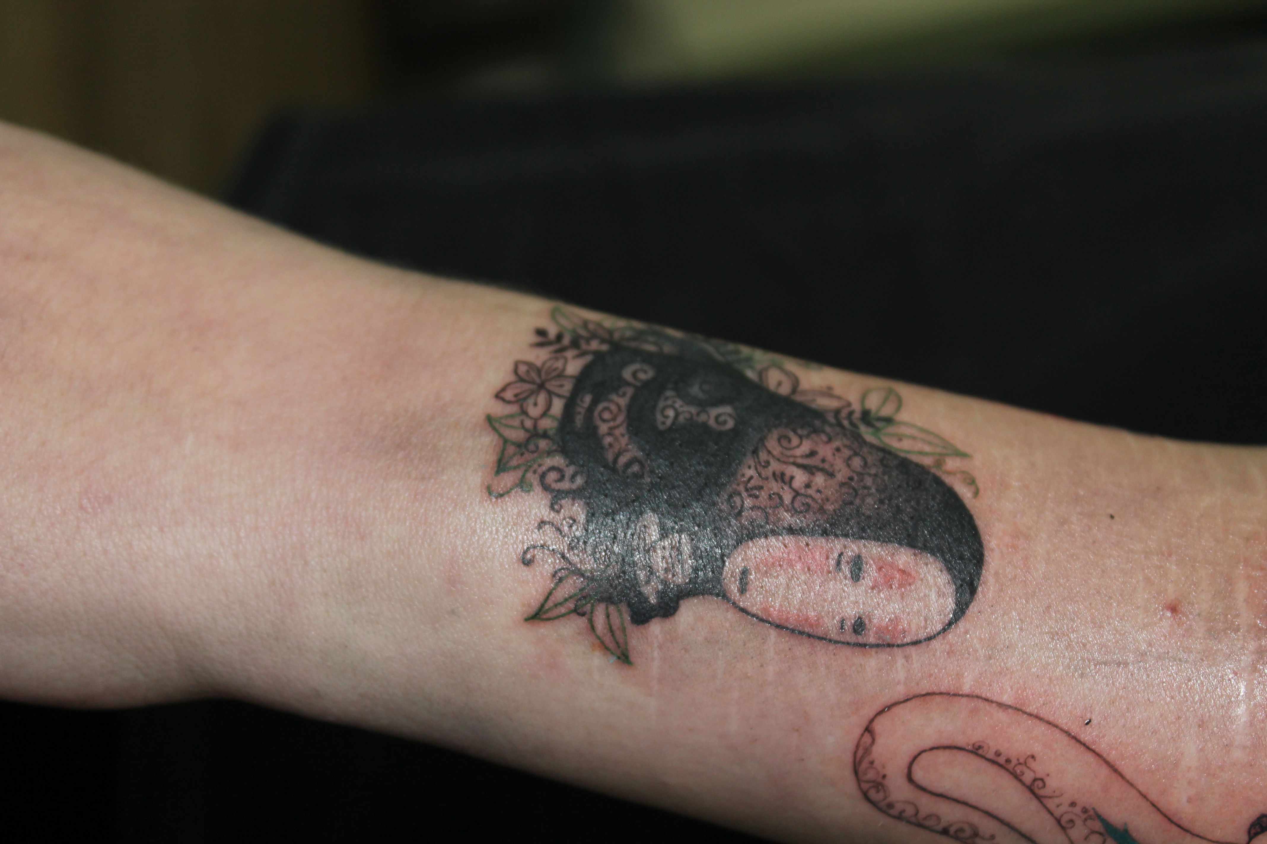 Studio Ghibli tattoo — Fine Line · Illustration by Jing, Cebu