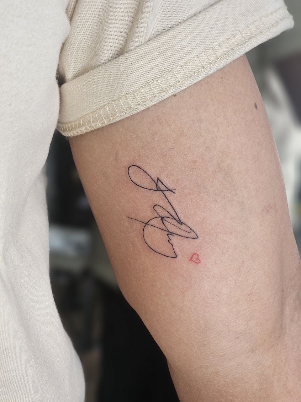 Minimalist tattoo — Fine Line · Minimalist by Jing, Cebu