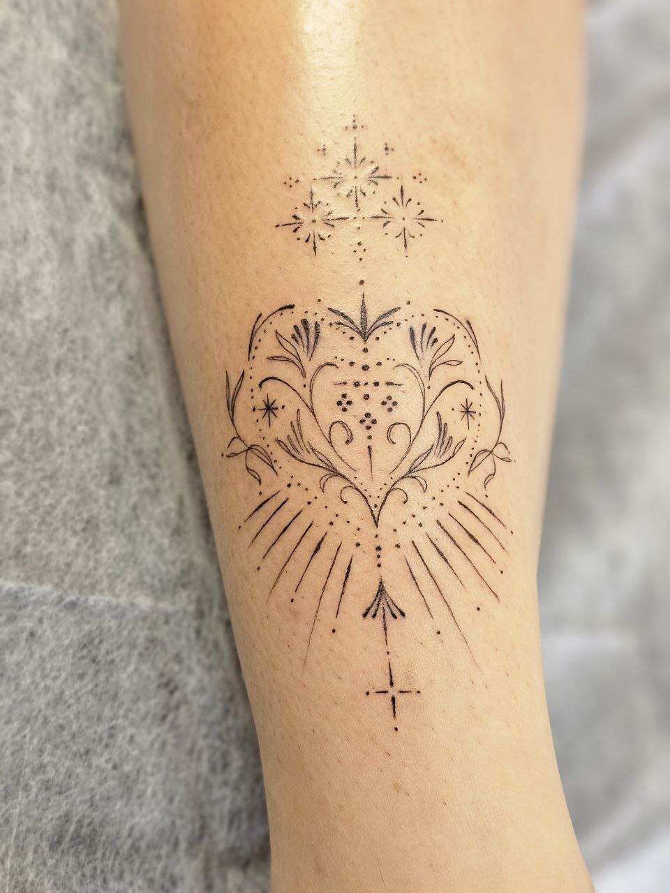 Ornamental tattoo — Fine Line · Ornamental by Jing, Cebu