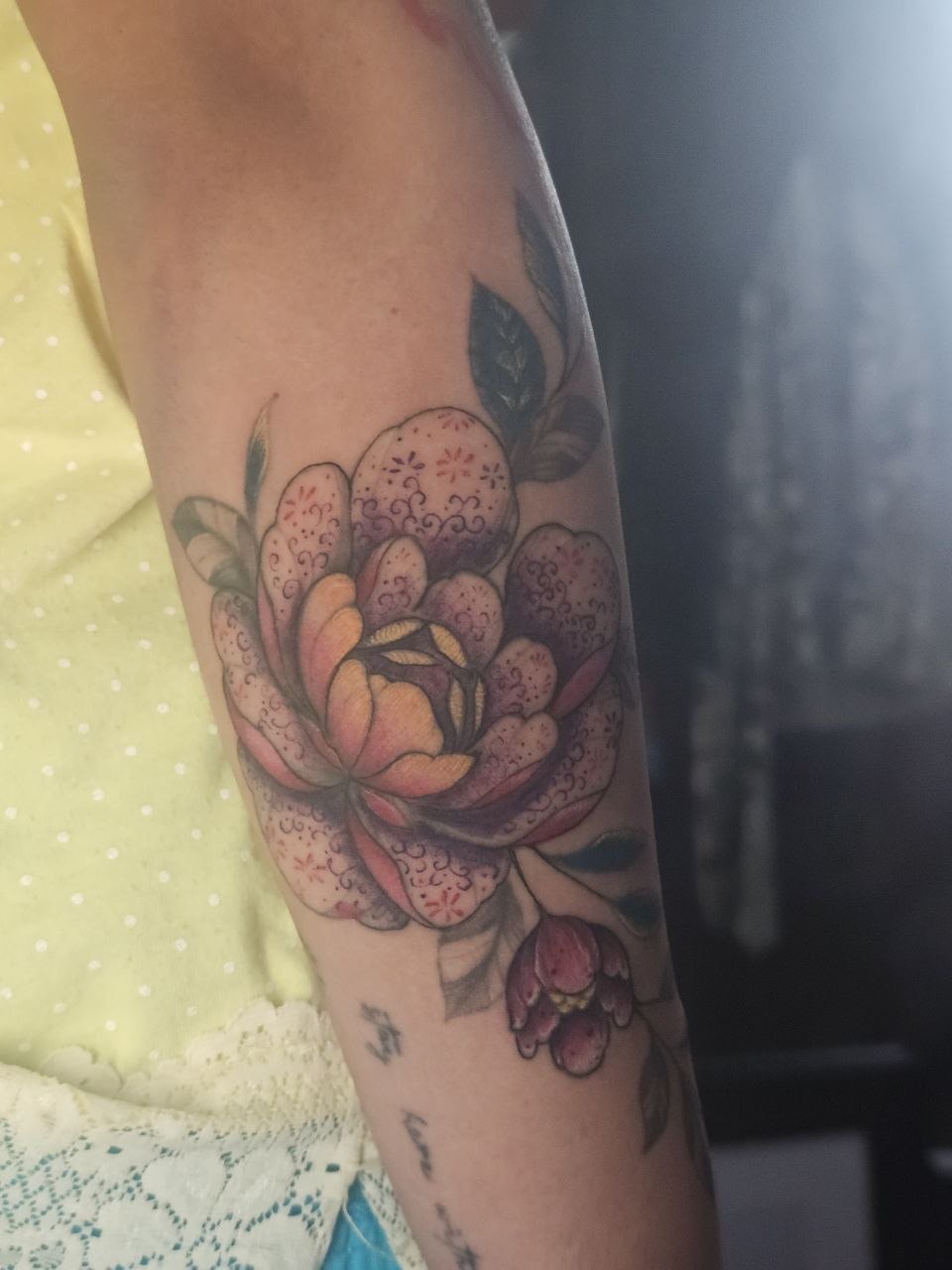 Floral tattoo — Floral · Fine Line by Jing, Cebu