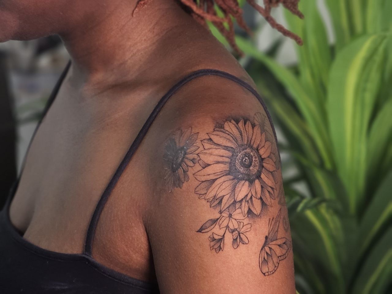 Floral tattoo — Floral · Fine Line by Jing, Cebu
