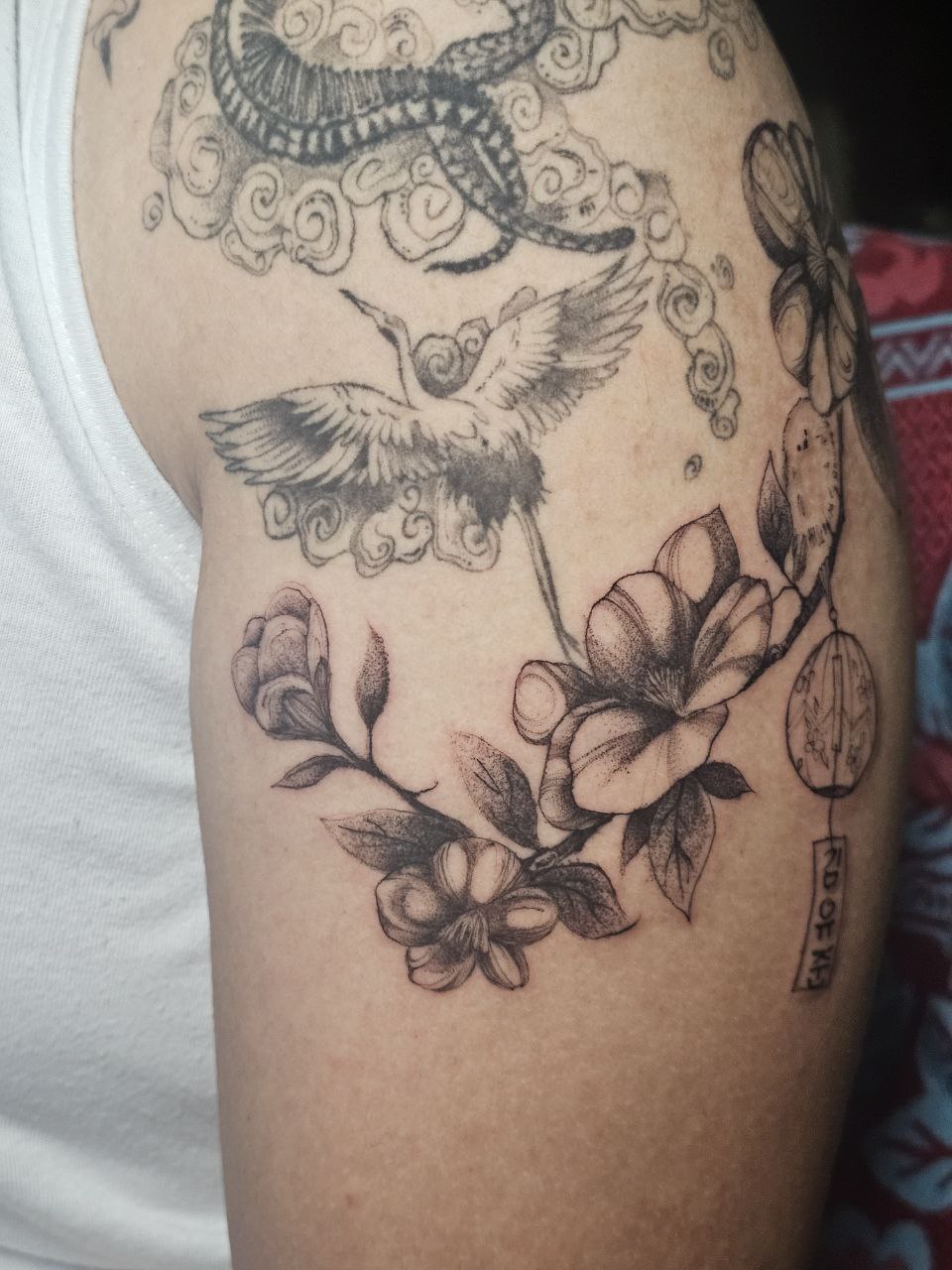Floral tattoo — Floral · Fine Line by Jing, Cebu