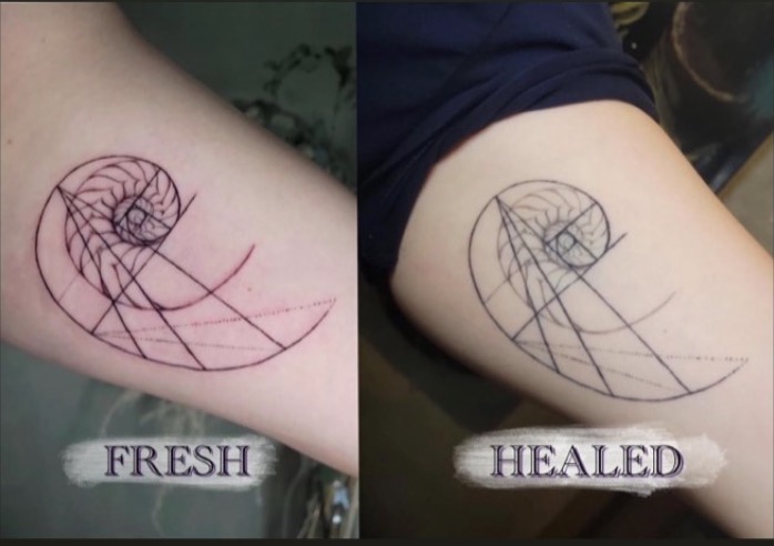 Healed tattoo — Healed Work by Jing, Cebu